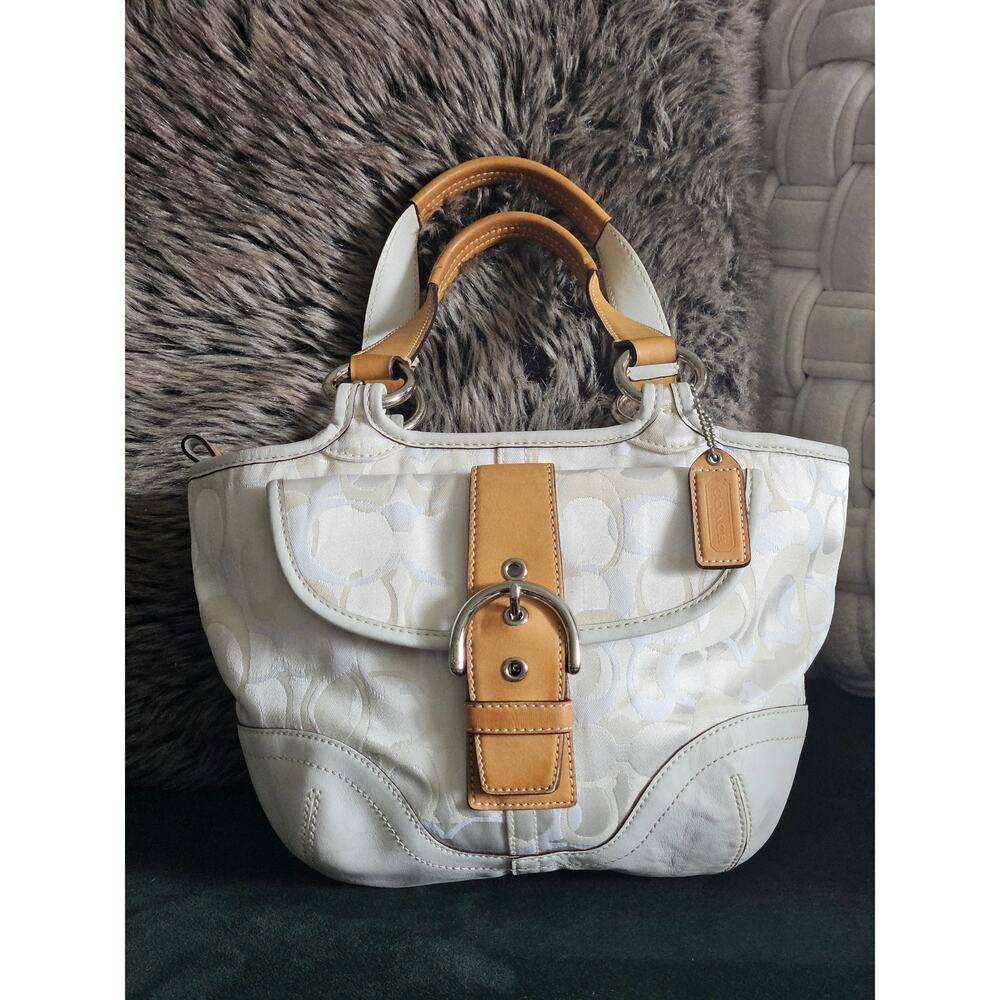 White COACH Handbag